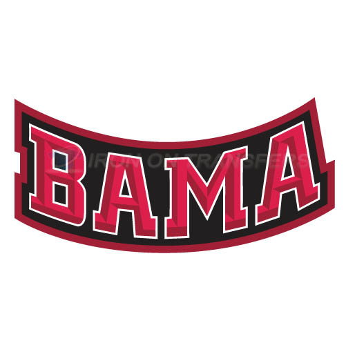 2001-Pres Alabama Crimson Tide Wordmark Logo T-shirts Iron On Tr